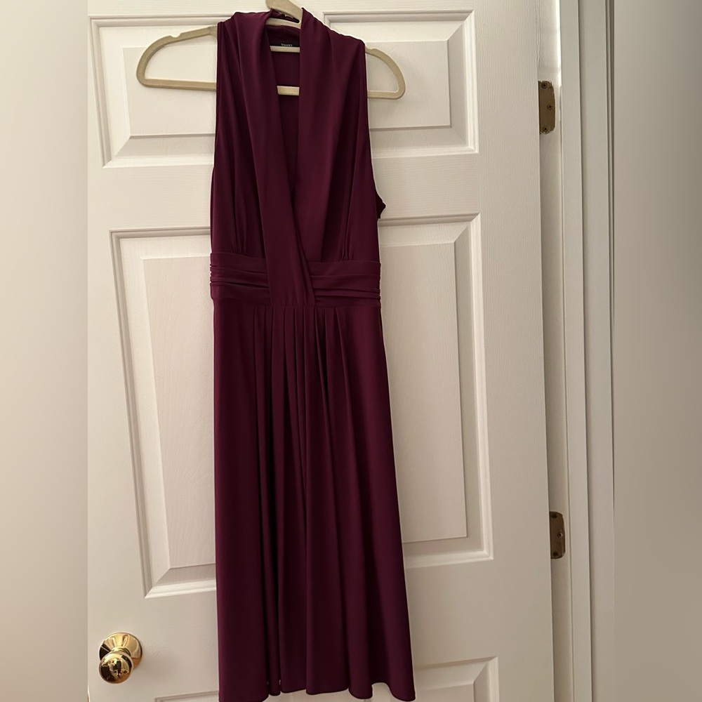 Purple Tahari dress